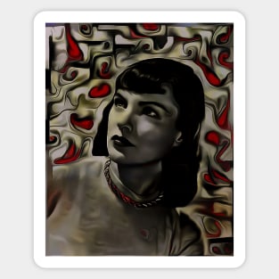 Ella Raines Sticker